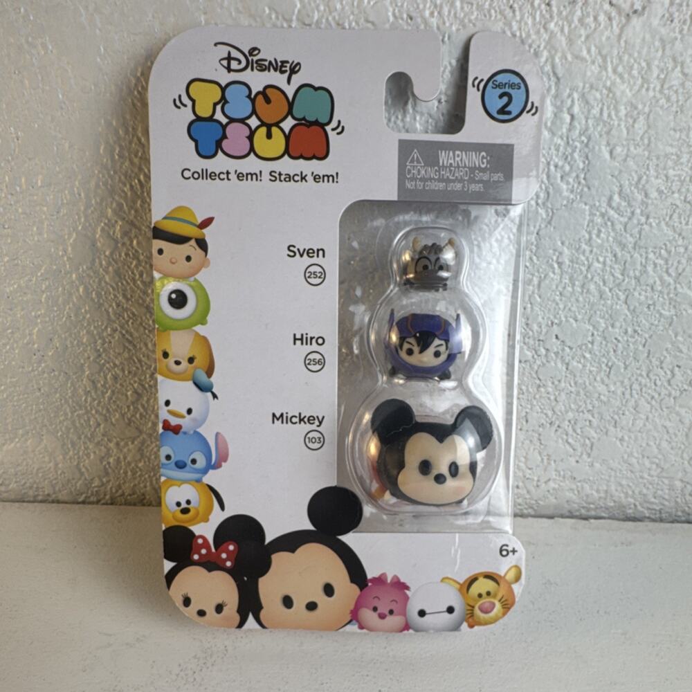 JAKKS Pacific Disney Tsum Tsum Series 2 Sven Hiro Mickey Fig Pack 2016